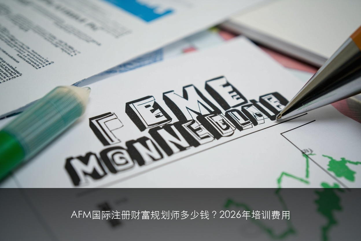 AFM国际注册财富规划师多少钱?2026年培训费用