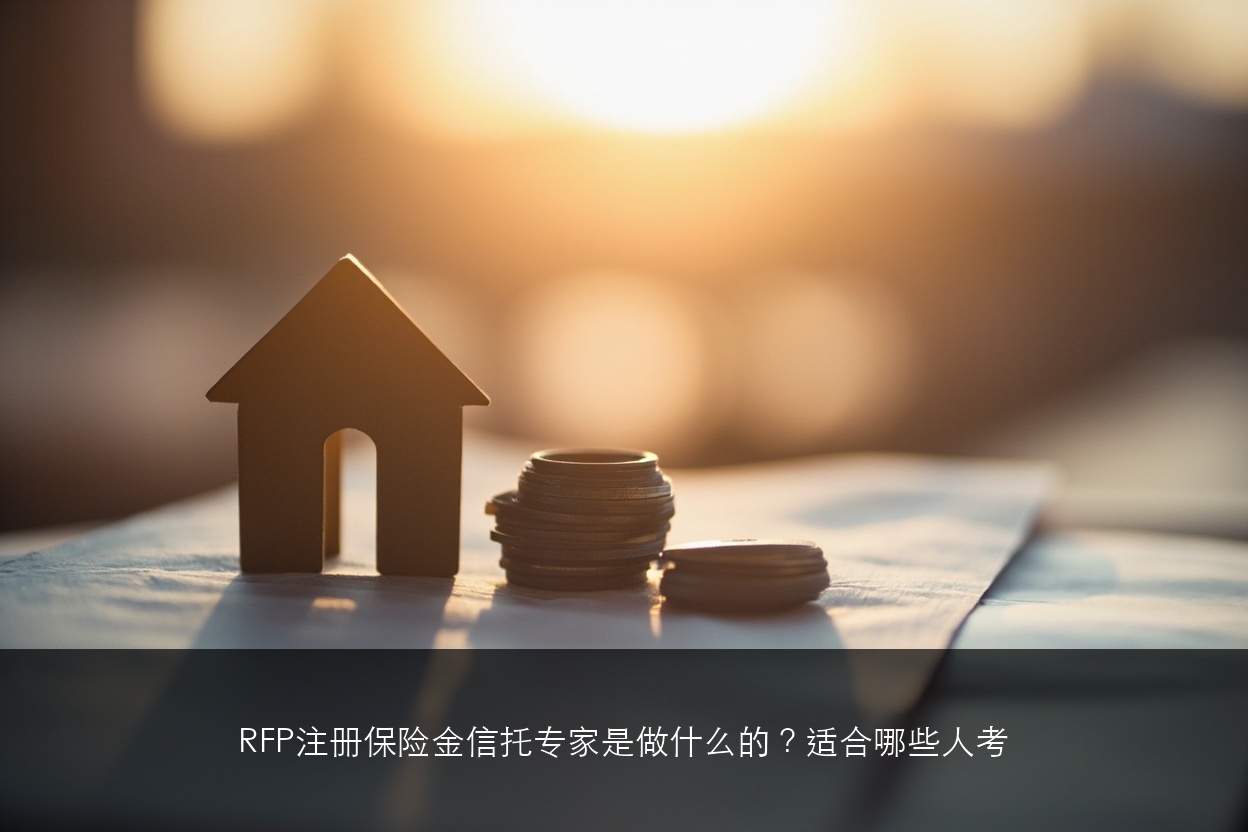 RFP注册保险金信托专家是做什么的?适合哪些人考