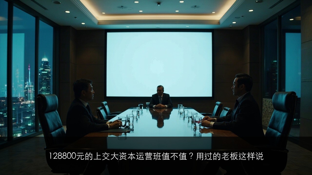 128800元的上交大资本运营班值不值？用过的老板这样说