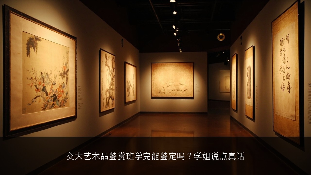 交大艺术品鉴赏班学完能鉴定吗？学姐说点真话