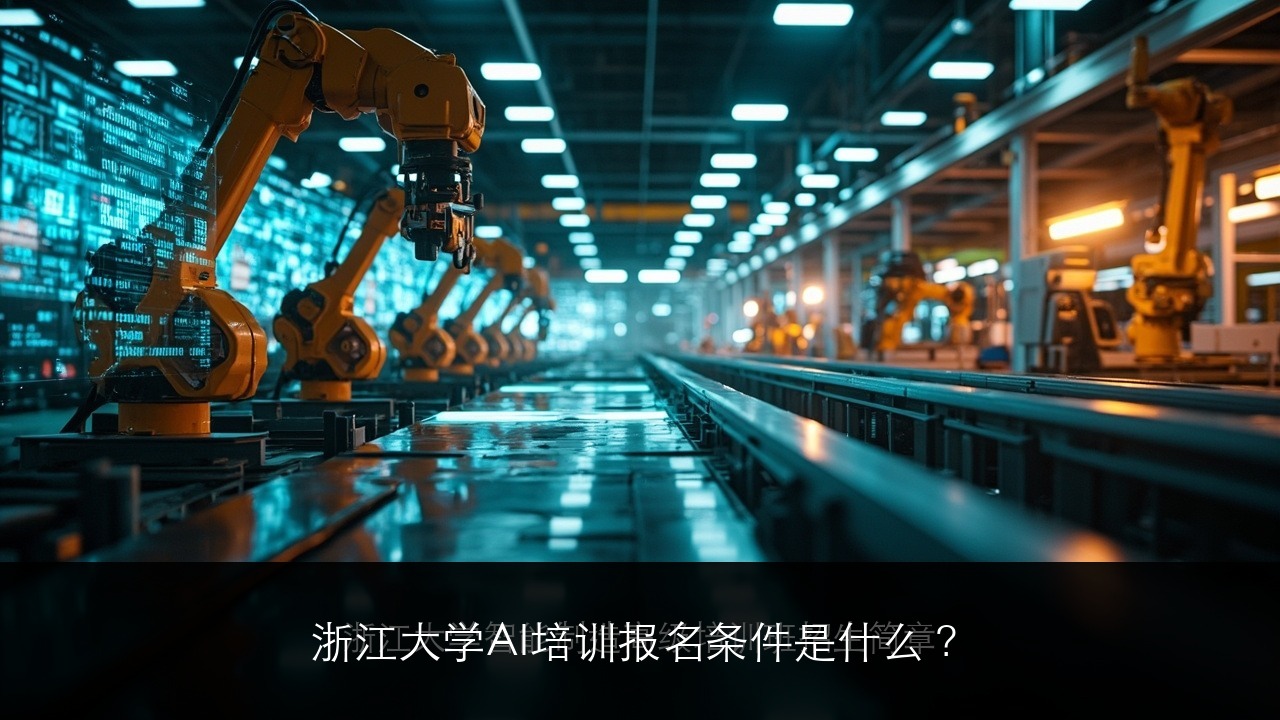 浙江大学AI培训报名条件是什么?2026年浙大AI研修班最新招生要求
