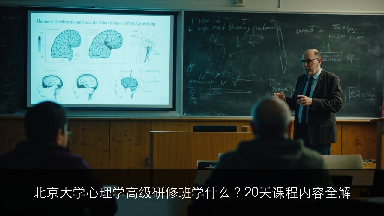 北京大学心理学高级研修班学什么？20天课程内容全解