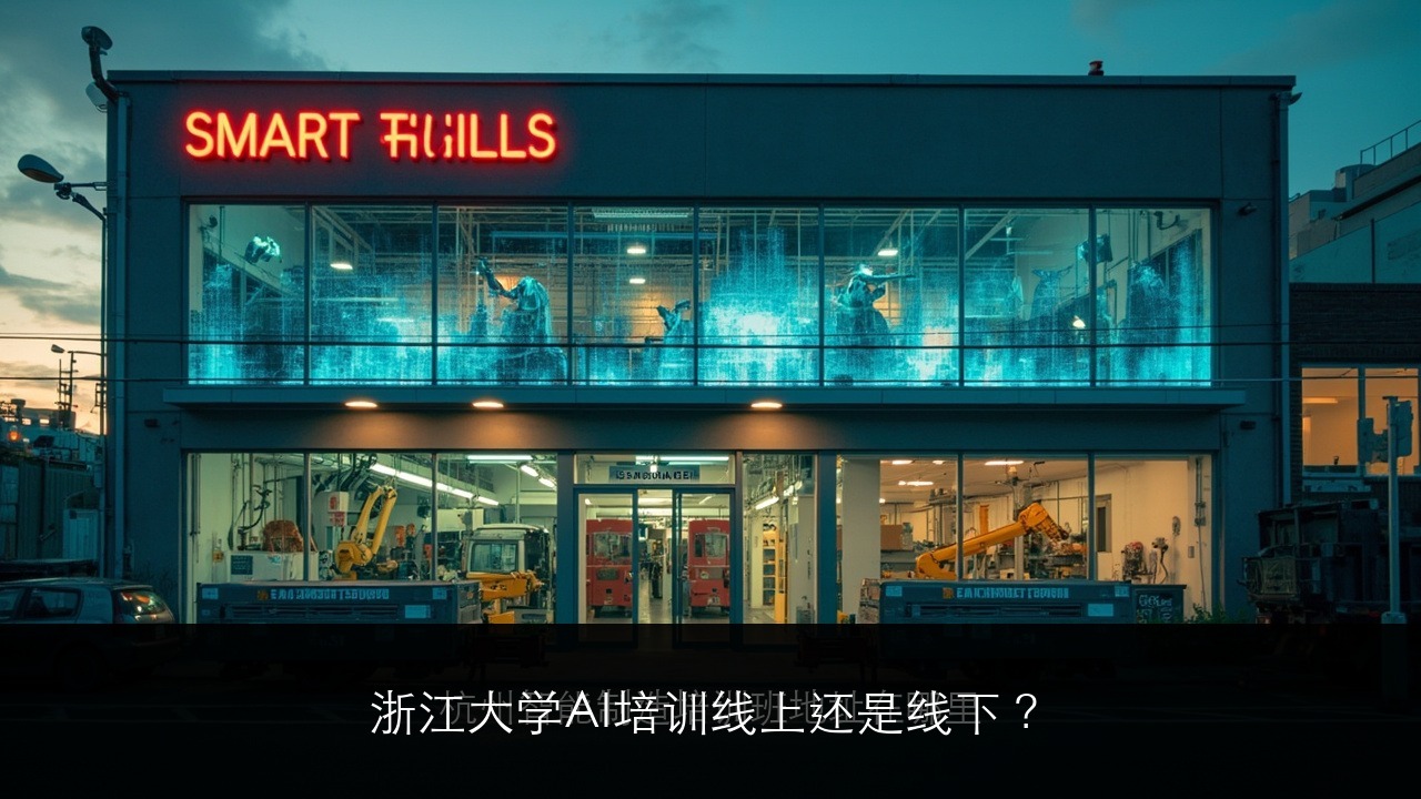 浙江大学AI培训线上还是线下?浙大AI研修班上课形式对比