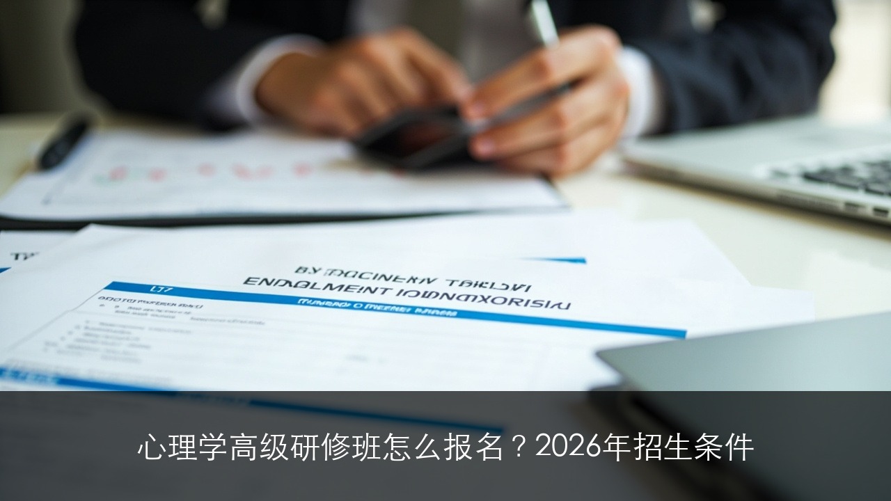 心理学高级研修班怎么报名？2026年招生条件