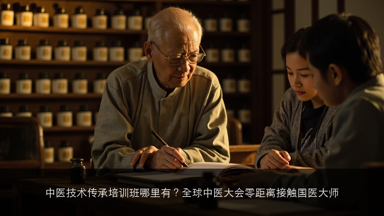 中医技术传承培训班哪里有？全球中医大会零距离接触国医大师
