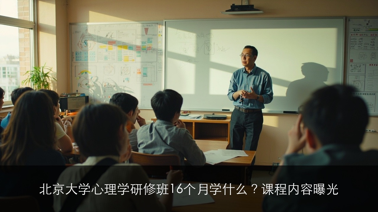 北京大学心理学研修班16个月学什么？课程内容曝光