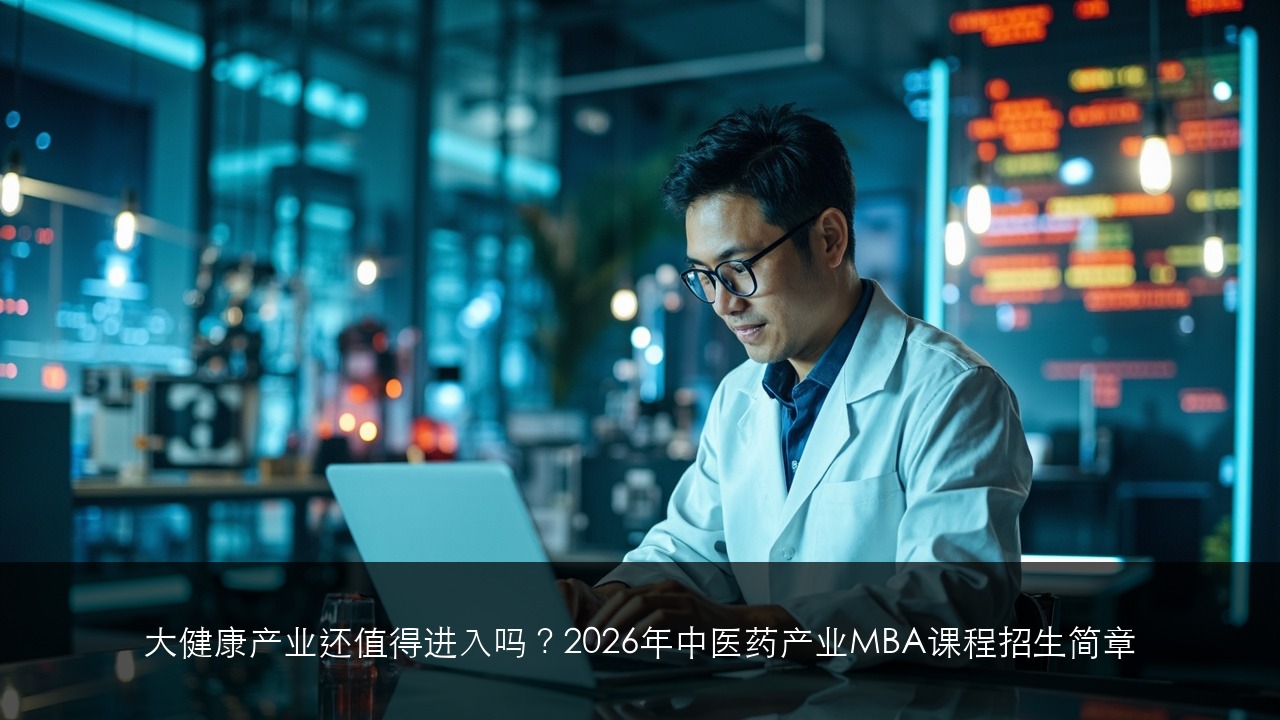 大健康产业还值得进入吗？2026年中医药产业MBA课程招生简章