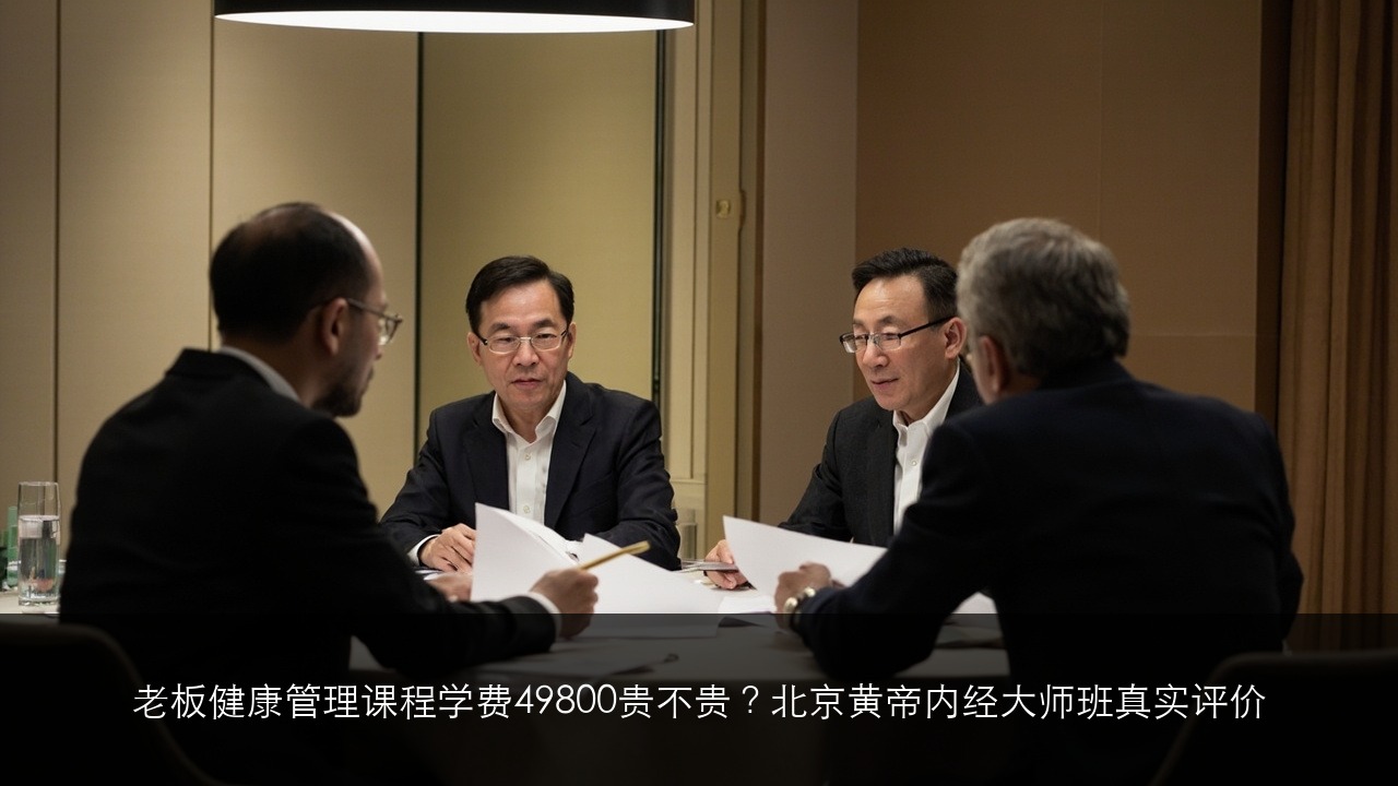 老板健康管理课程学费49800贵不贵？北京黄帝内经大师班真实评价