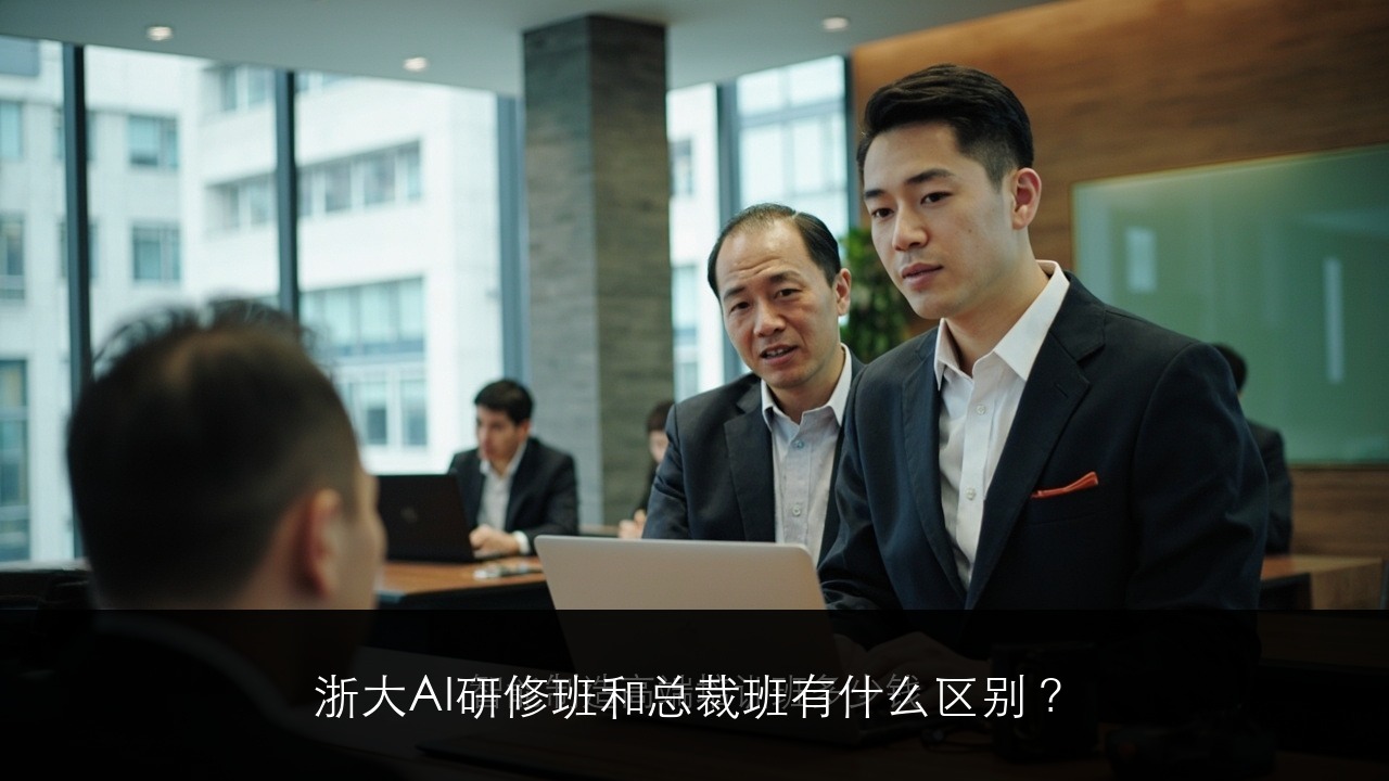 浙大AI研修班和总裁班有什么区别?企业管理者如何选择