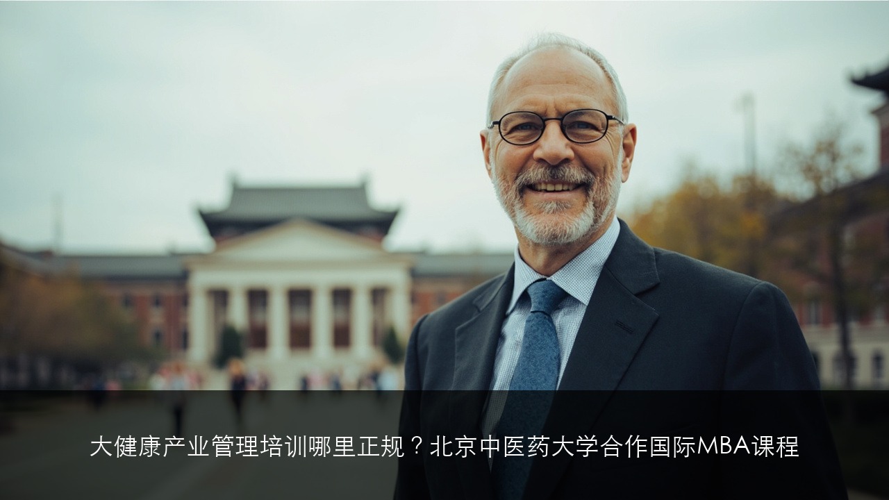 大健康产业管理培训哪里正规？北京中医药大学合作国际MBA课程
