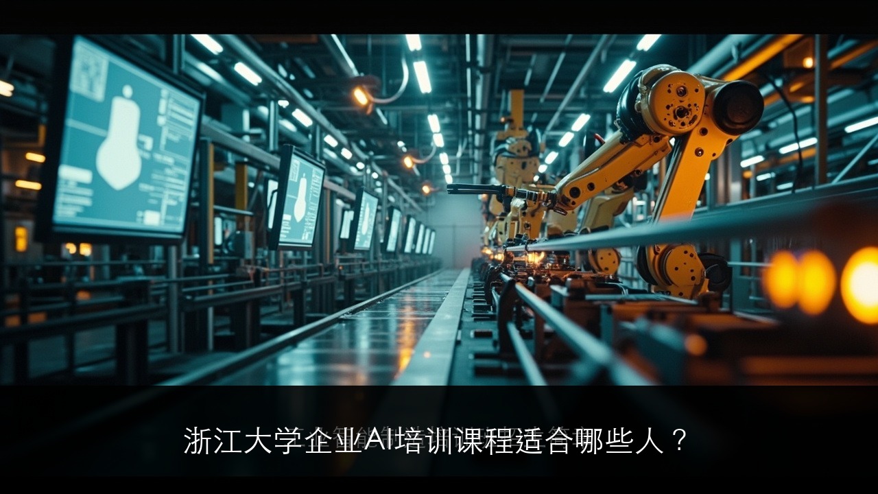 浙江大学企业AI培训课程适合哪些人?浙大AI研修班招生对象分析