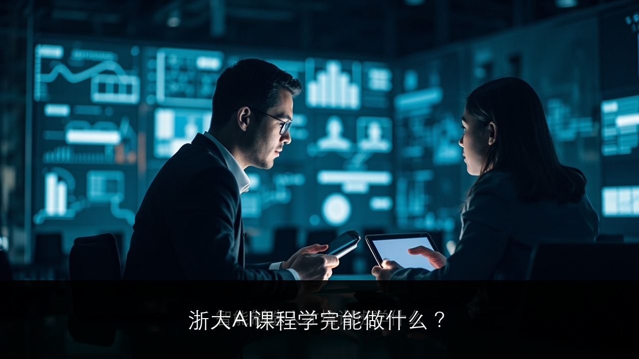浙大AI课程学完能做什么?浙江大学人工智能培训就业方向全解析