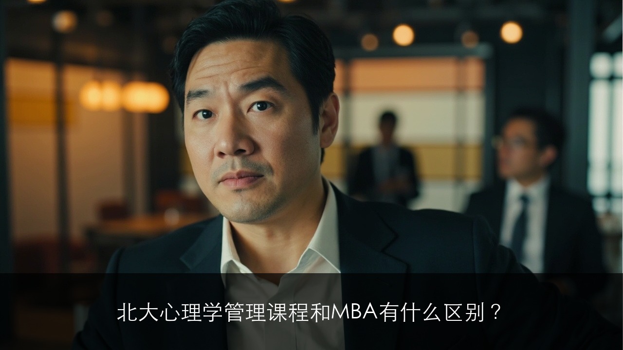 北大心理学管理课程和MBA有什么区别？过来人告诉你选哪个