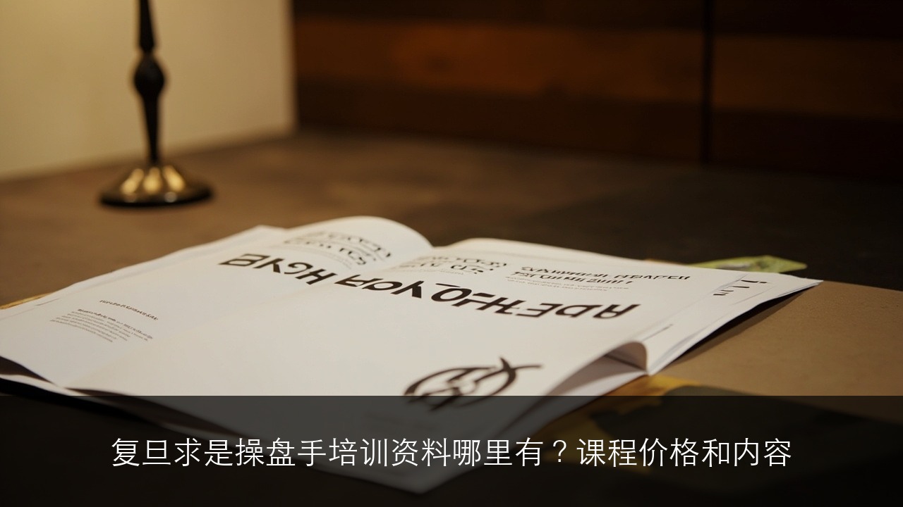 复旦求是操盘手培训资料哪里有？课程价格和内容