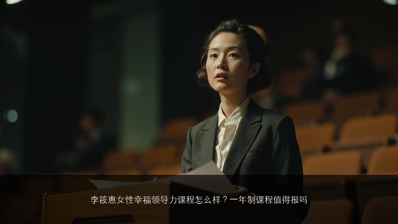 李筱惠女性幸福领导力课程怎么样？一年制课程值得报吗