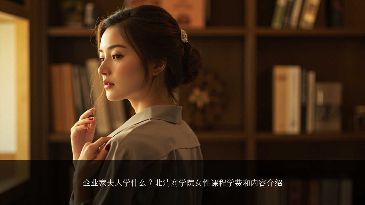 企业家夫人学什么？北清商学院女性课程学费和内容介绍