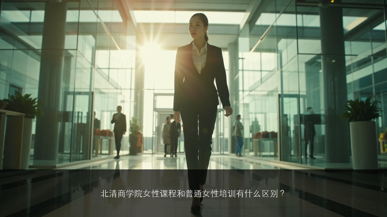 北清商学院女性课程和普通女性培训有什么区别？