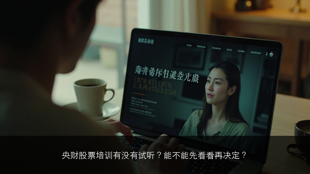 央财股票培训有没有试听？能不能先看看再决定？