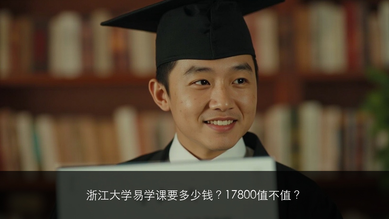 浙江大学易学课要多少钱?17800值不值?