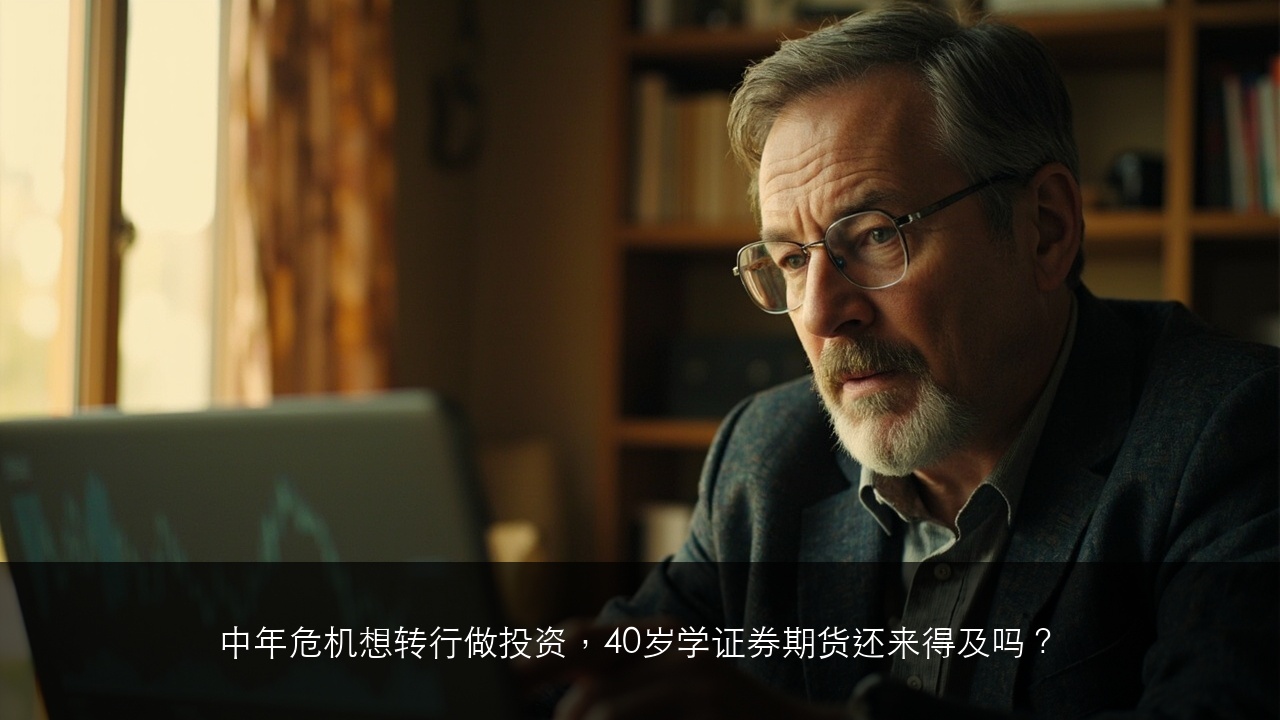 中年危机想转行做投资，40岁学证券期货还来得及吗？