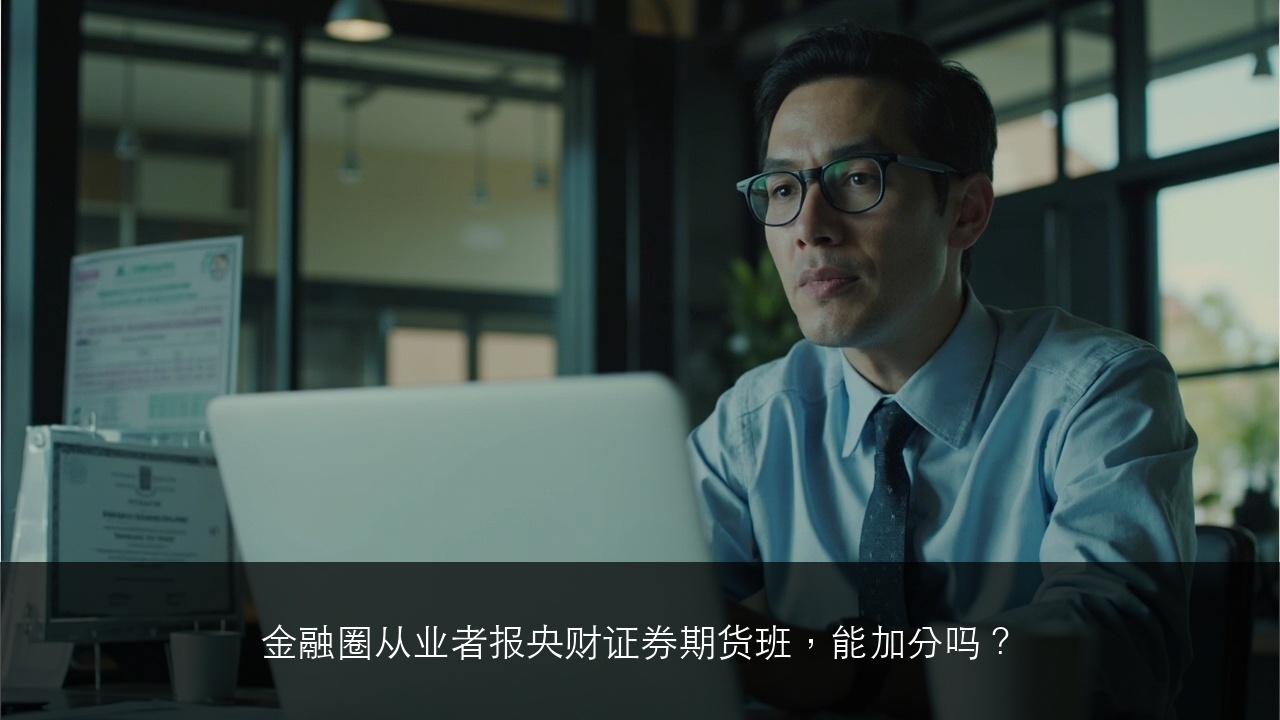 金融圈从业者报央财证券期货班，能加分吗？