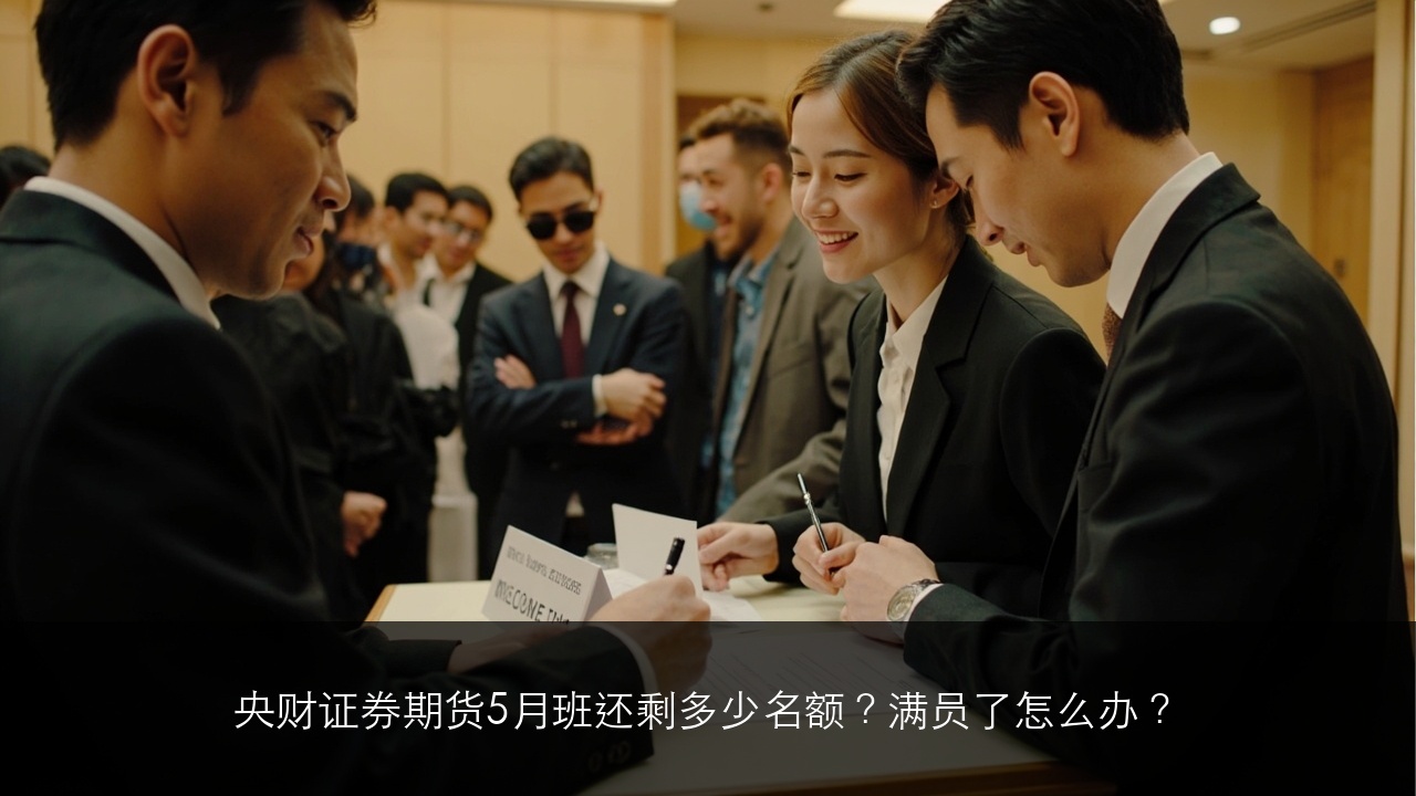 央财证券期货5月班还剩多少名额？满员了怎么办？