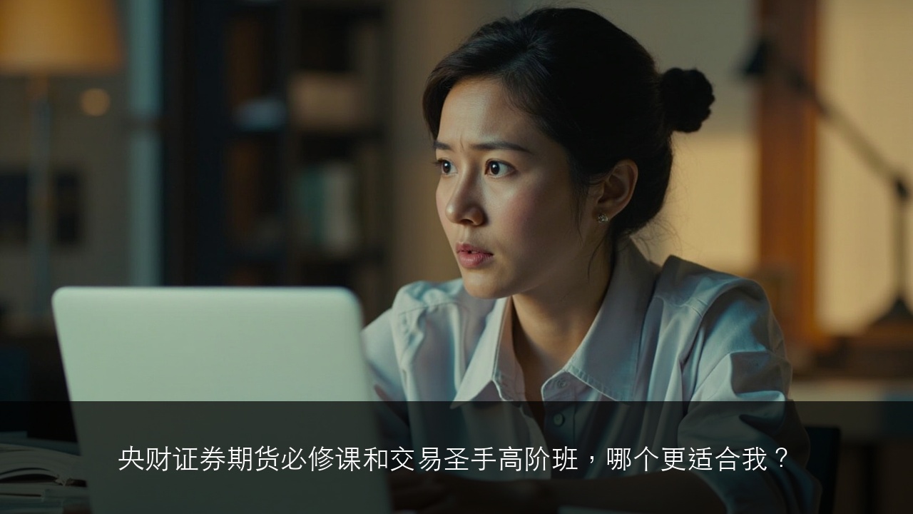 央财证券期货必修课和交易圣手高阶班，哪个更适合我？