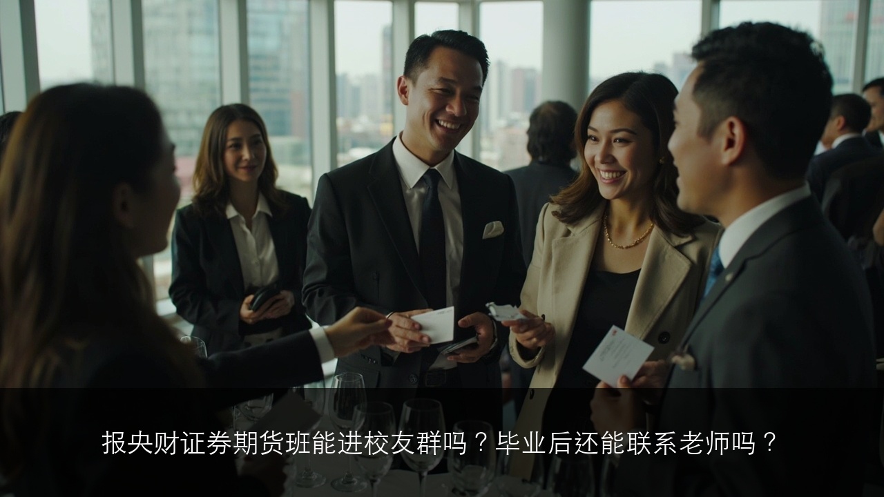 报央财证券期货班能进校友群吗？毕业后还能联系老师吗？