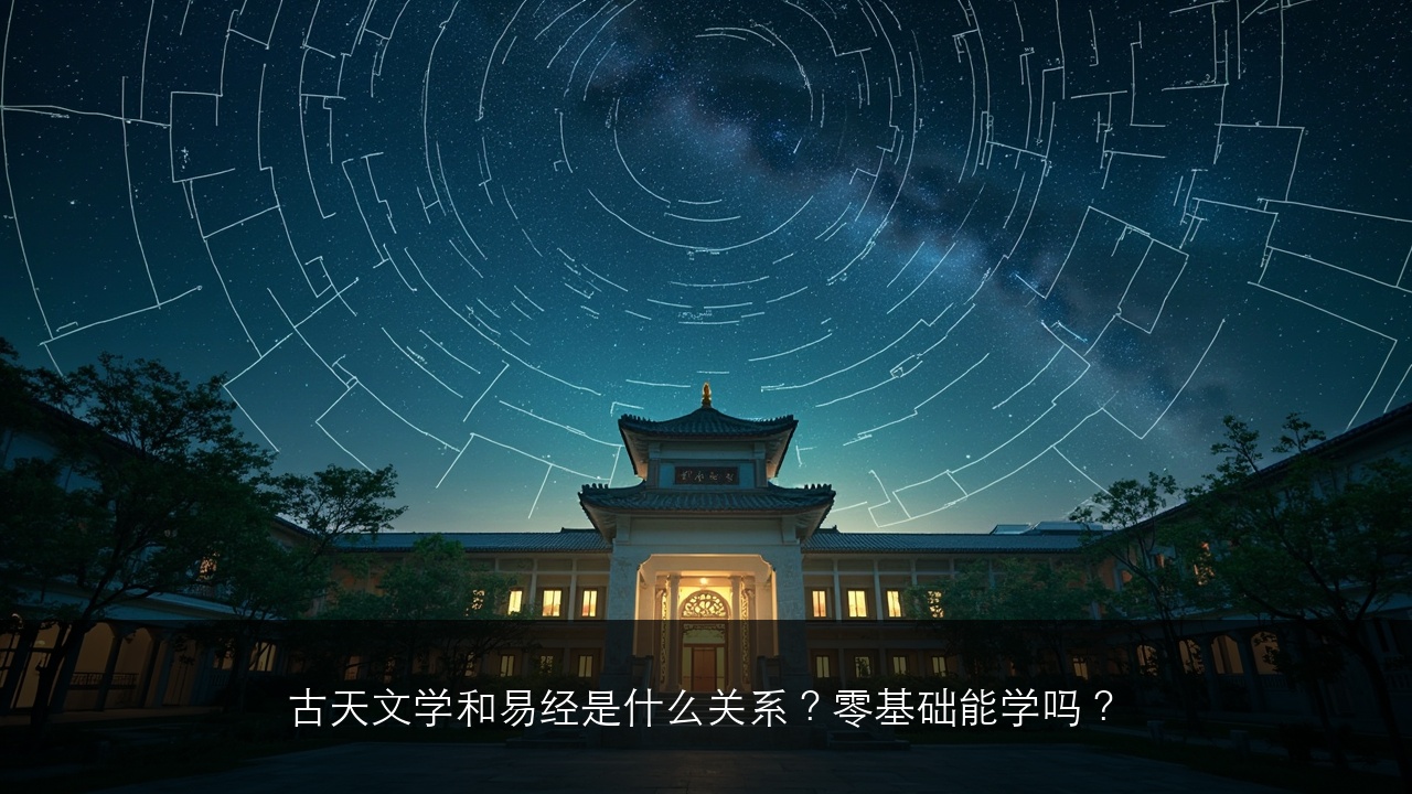 古天文学和易经是什么关系？零基础能学吗？