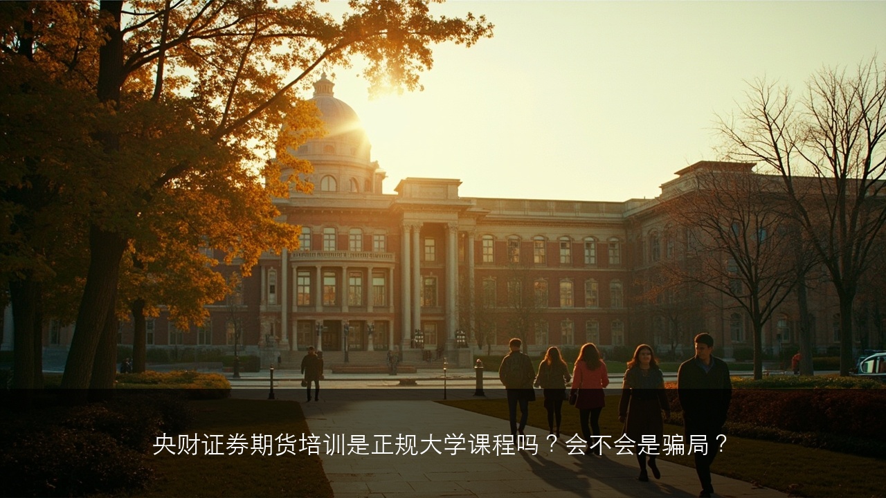 央财证券期货培训是正规大学课程吗？会不会是骗局？