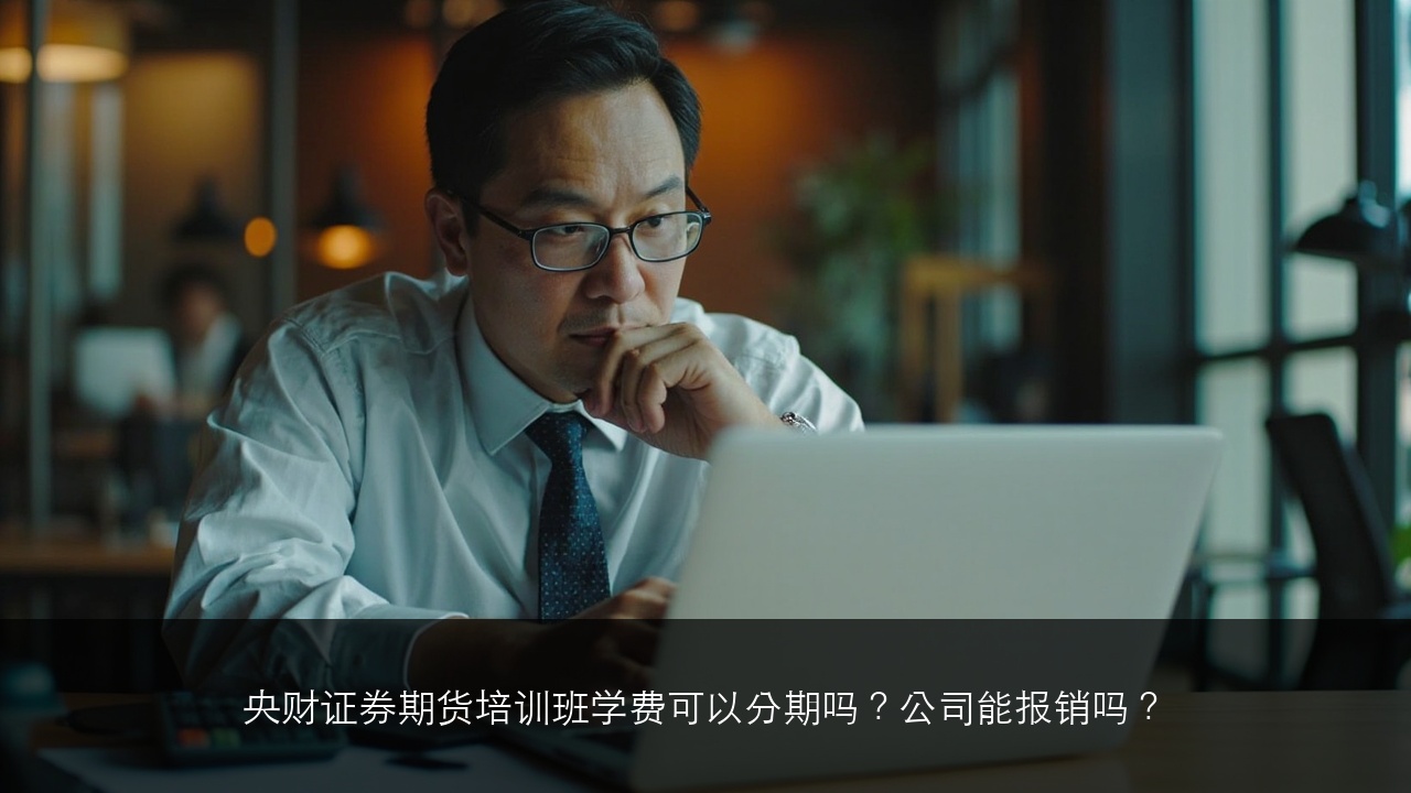 央财证券期货培训班学费可以分期吗？公司能报销吗？