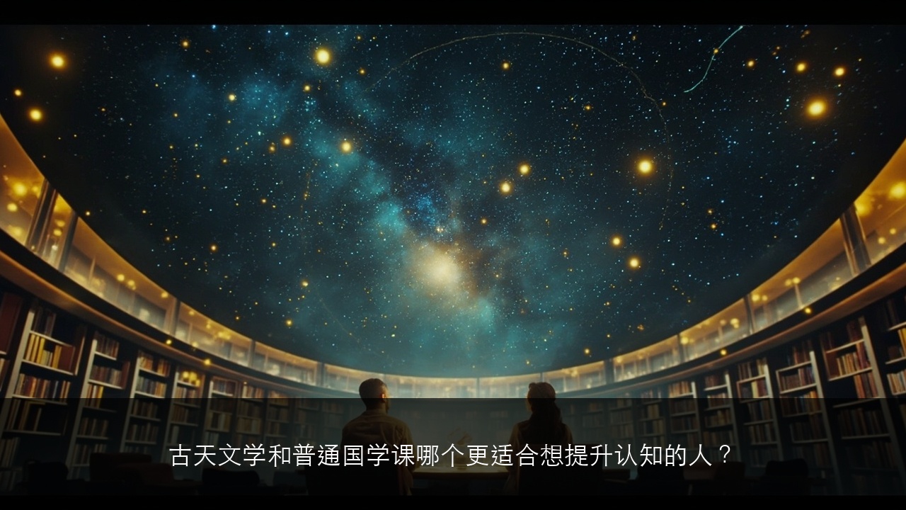 古天文学和普通国学课哪个更适合想提升认知的人?