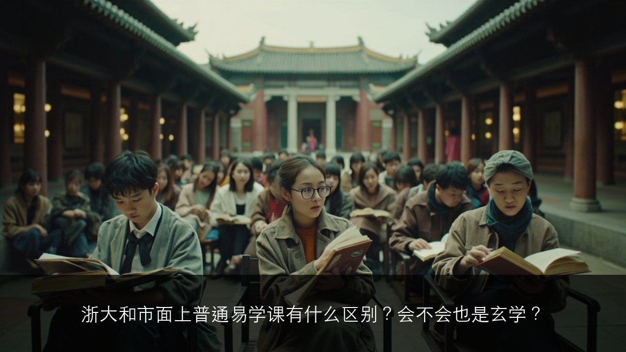 浙大和市面上普通易学课有什么区别?会不会也是玄学?