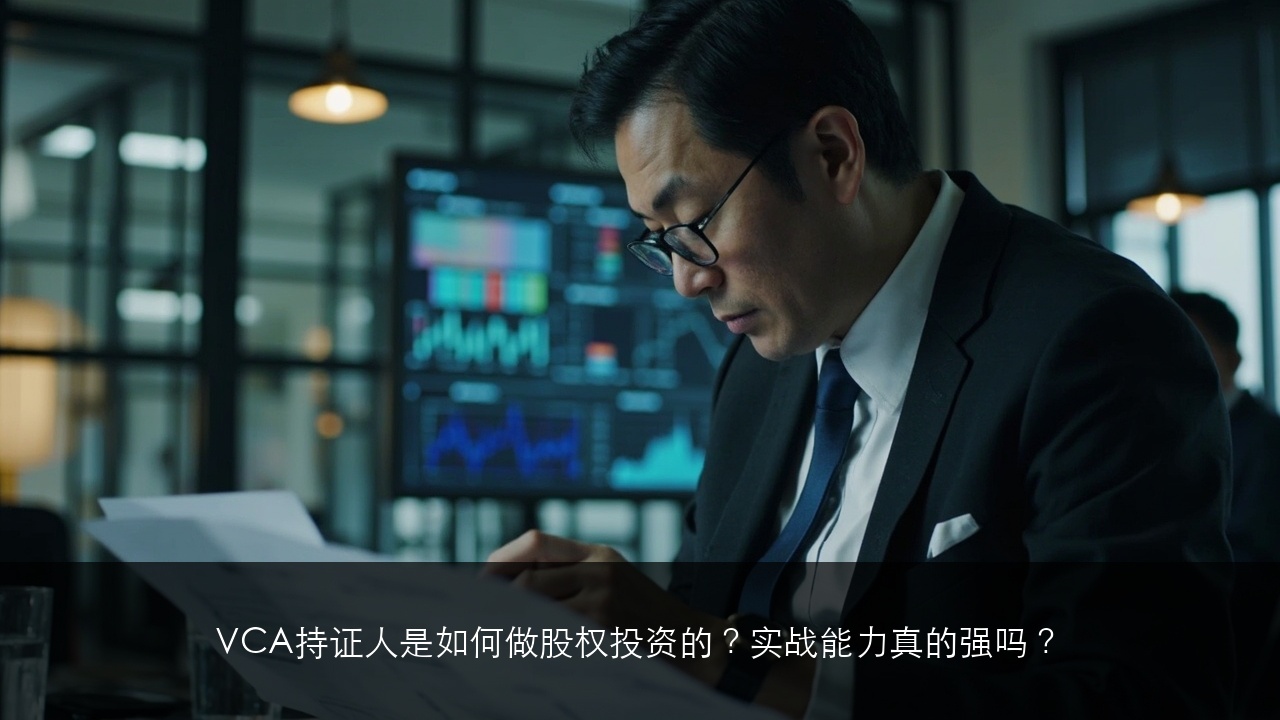 VCA持证人是如何做股权投资的?实战能力真的强吗?