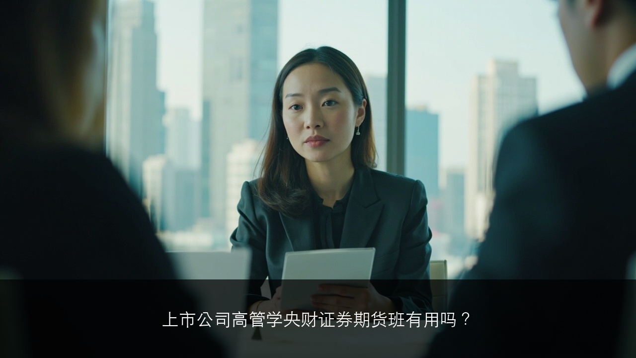 上市公司高管学央财证券期货班有用吗？