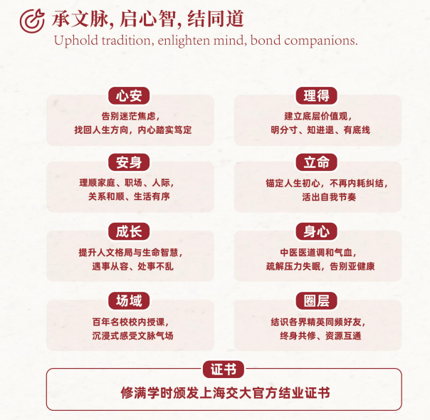 上海交通大学人文心理研修班