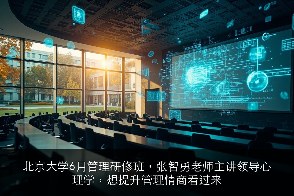 北京大学6月管理研修班，张智勇老师主讲领导心理学，想提升管理情商看过来