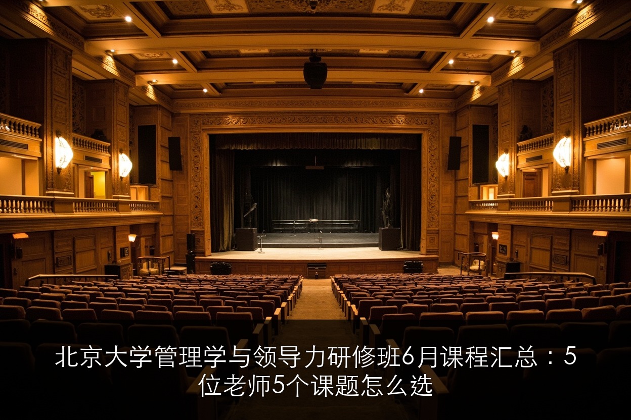 北京大学管理学与领导力研修班6月课程汇总：5位老师5个课题怎么选