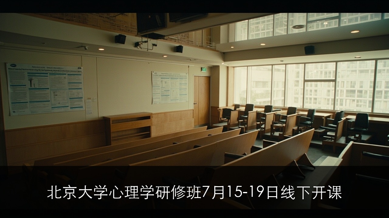 北京大学心理学研修班7月15-19日线下开课，5天40学时一次学5个心理学模块
