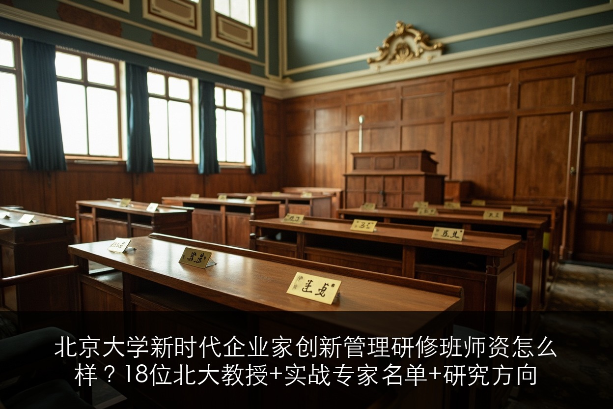 北京大学新时代企业家创新管理研修班师资怎么样？18位北大教授+实战专家名单+研究方向