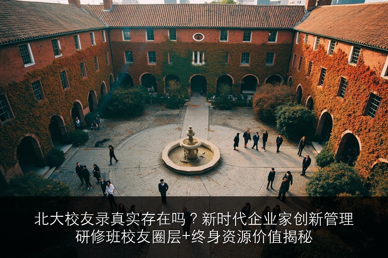 北大校友录真实存在吗？新时代企业家创新管理研修班校友圈层+终身资源价值揭秘