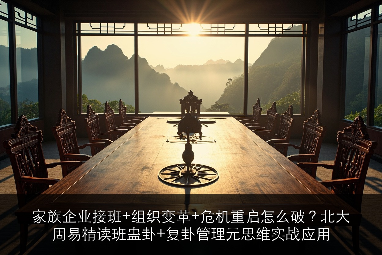 家族企业接班+组织变革+危机重启怎么破？北大周易精读班蛊卦+复卦