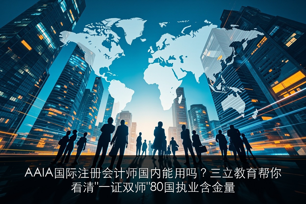 AAIA国际注册会计师国内能用吗?三立教育帮你看清