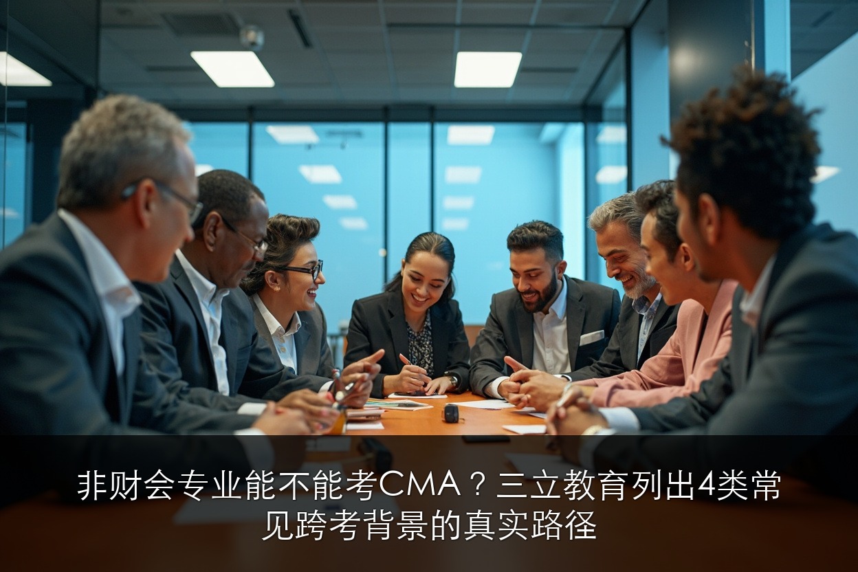 非财会专业能不能考CMA？三立教育列出4类常见跨考背景的真实路径