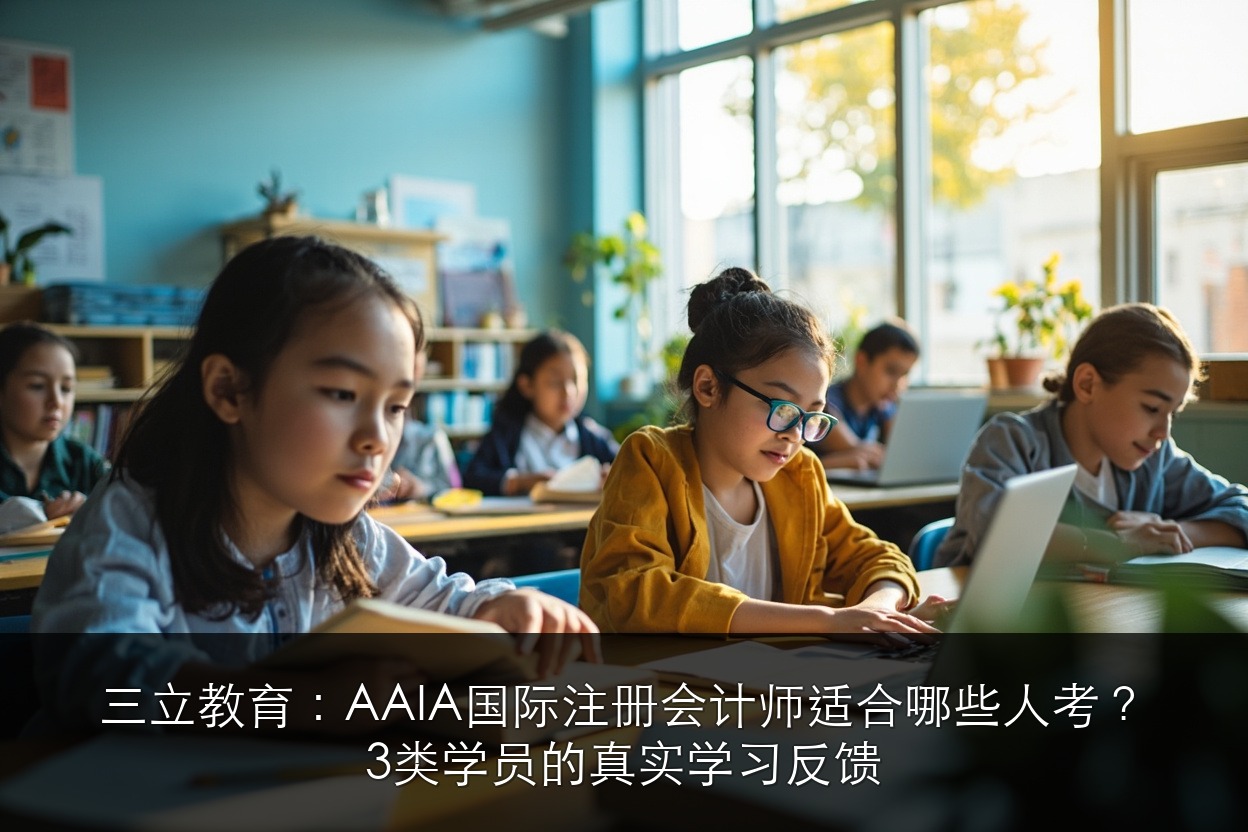 三立教育：AAIA国际注册会计师适合哪些人考？3类学员的真实学习反馈