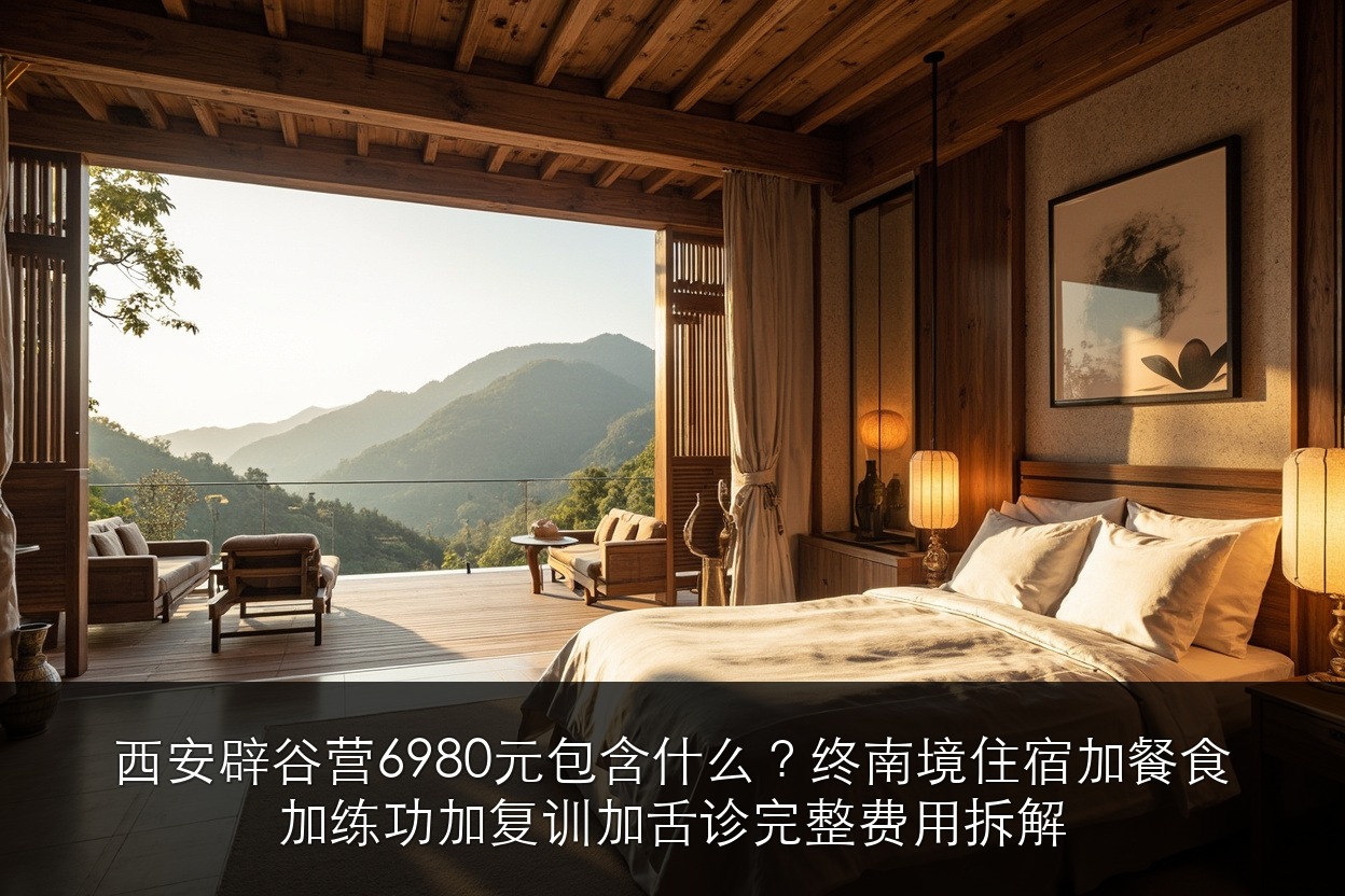 西安辟谷营 6980 元包含什么？终南境住宿+餐食+练功+复训+舌诊完整费用拆解