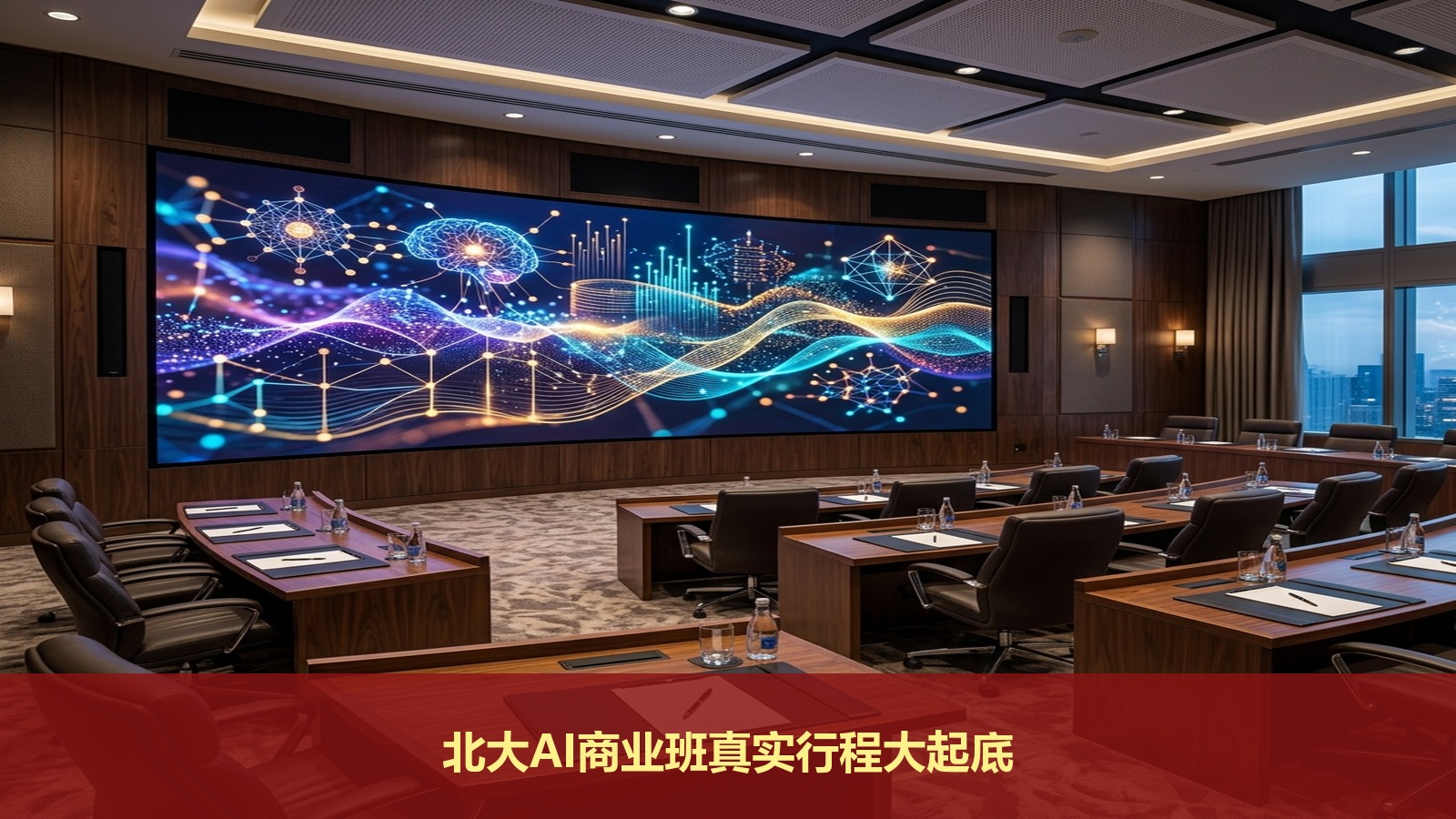 1年的学制到底能学到啥？北京大学AI领航未来企业家高级研修班详细课表与京东字节大厂研学行程曝光