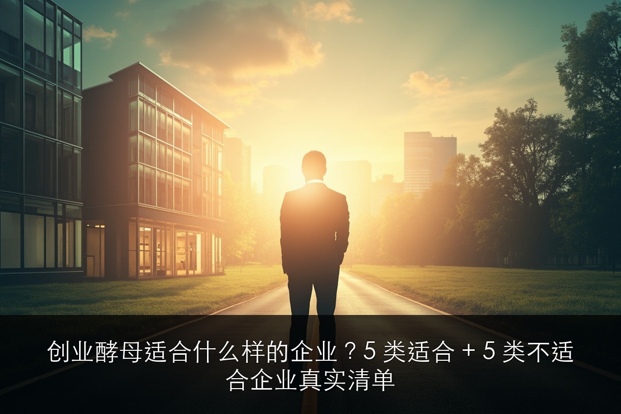 创业酵母适合什么样的企业?5 类适合 + 5 类不适合企业真实清单