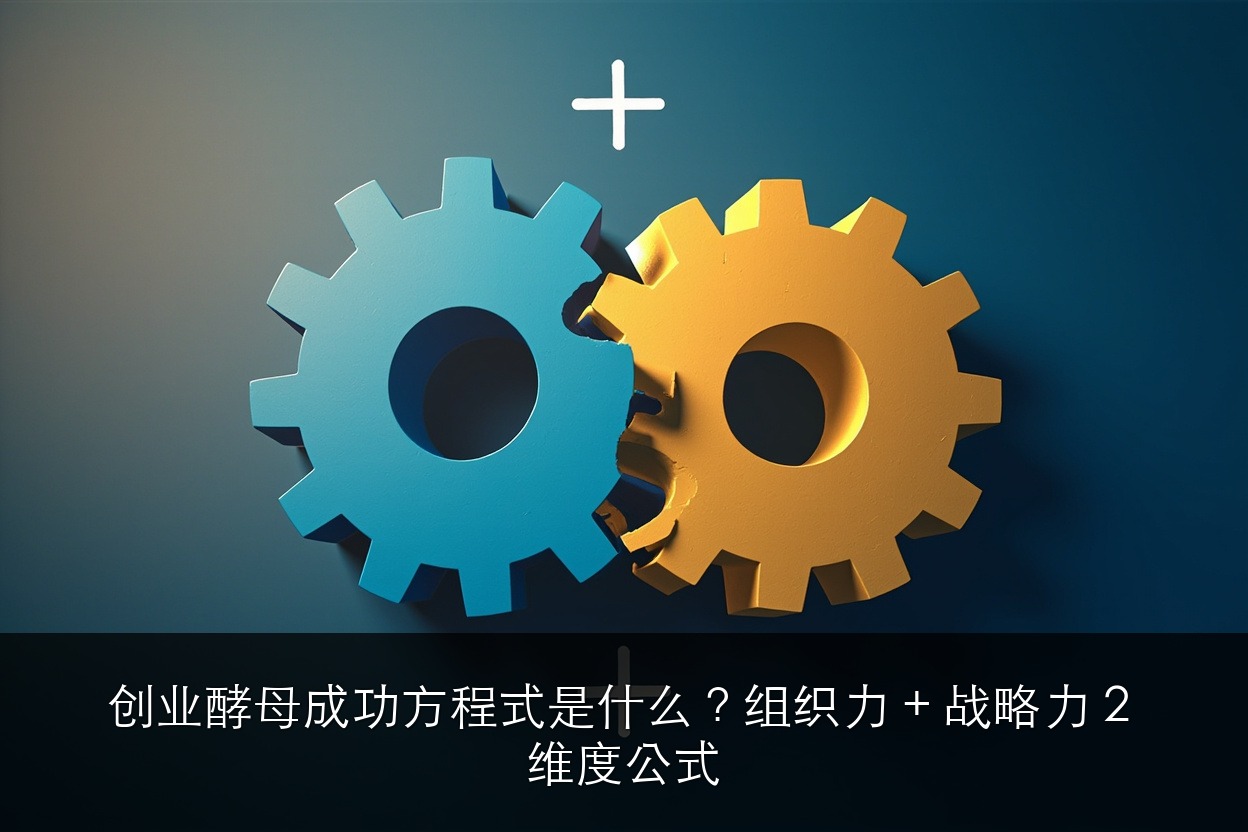 创业酵母成功方程式是什么?组织力 + 战略力 2 维度公式