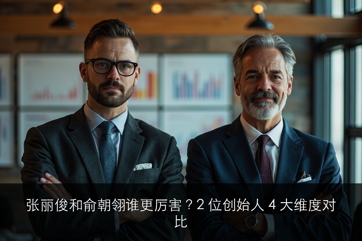 张丽俊和俞朝翎谁更厉害?2 位创始人 4 大维度对比